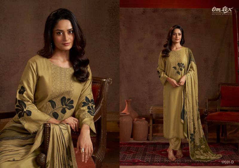 Omtex brisa pashmina dress materials wholesale